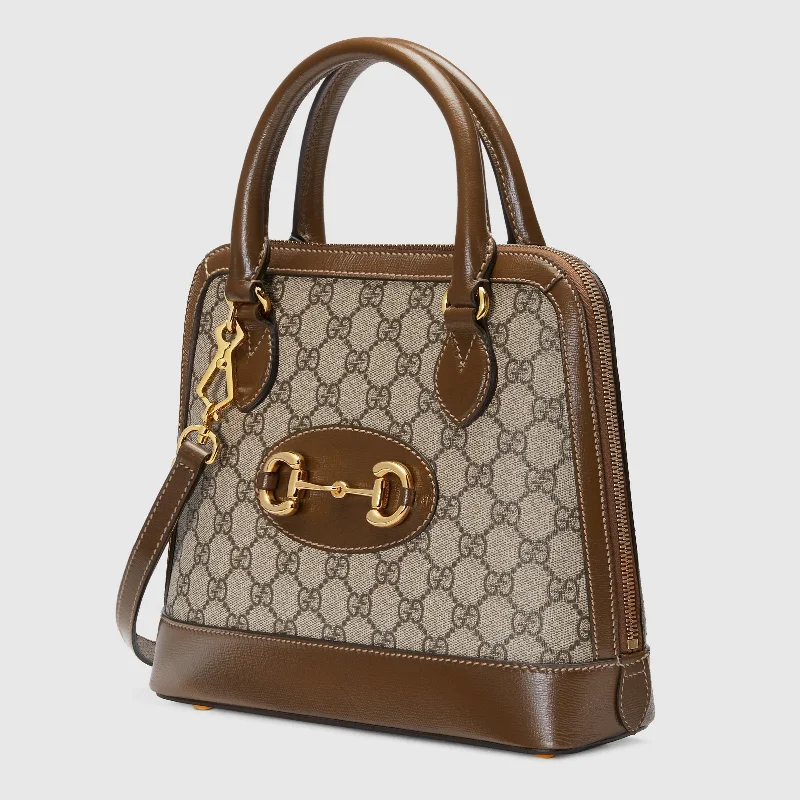 Gucci 1955 Horsebit Small Top Handle Bag GG Supreme