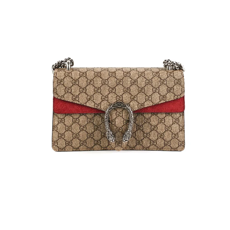 Gucci Small Dionysus Shoulder Bag Red