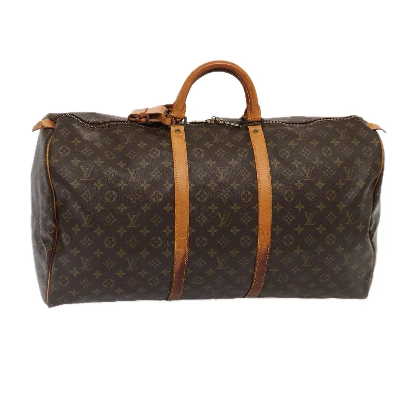 LOUIS VUITTON Monogram Keepall 60 Boston Bag M41422 LV Auth 86740