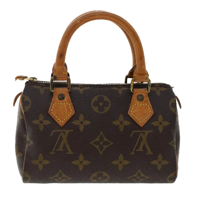 LOUIS VUITTON Monogram Mini Speedy Hand Bag M41534 LV Auth 49701