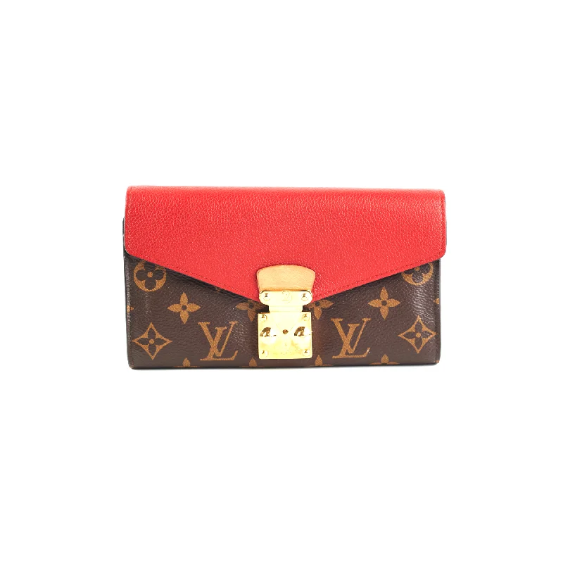 Louis Vuitton Bifold Pallas Wallet Red