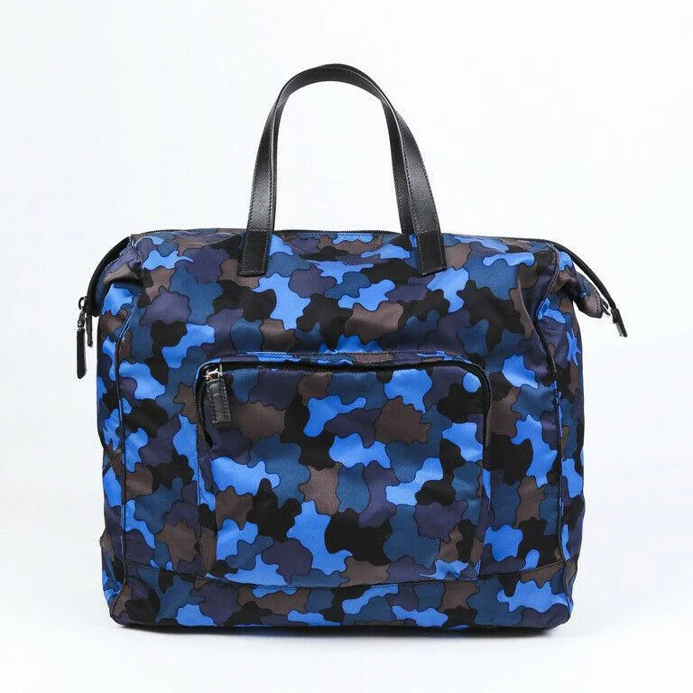 Prada Camouflage Nylon Tote Bag