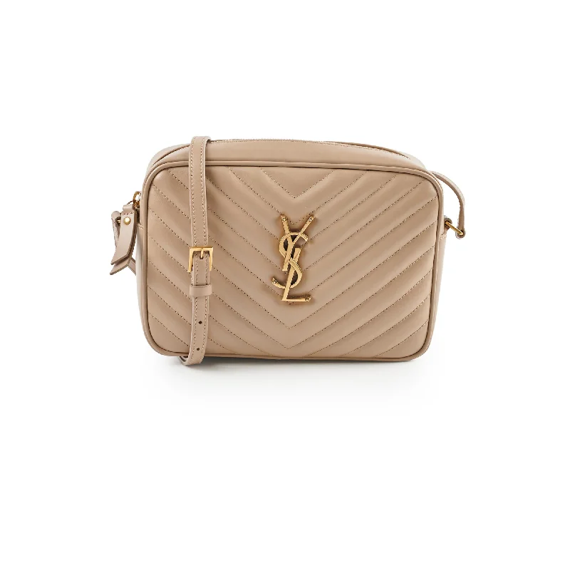 Saint Laurent Lou Camera Beige Bag