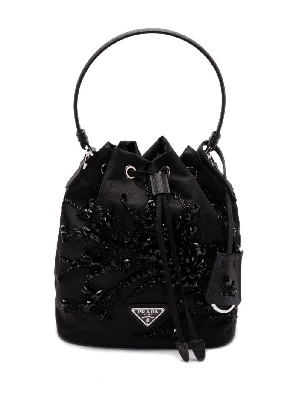 Prada Women Embroidered Mini Bag