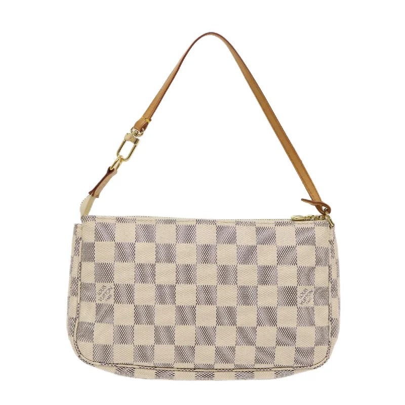 LOUIS VUITTON Damier Azur Pochette Accessoires Pouch N51986 LV Auth 46654