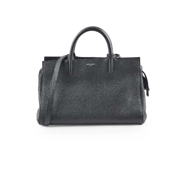 Saint Laurent Cabas Rive Gauche Tote Black