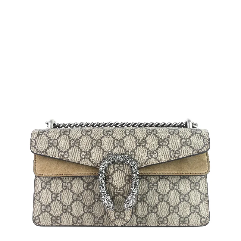 Dionysus GG Small Supreme Monogram Canvas Shoulder Bag