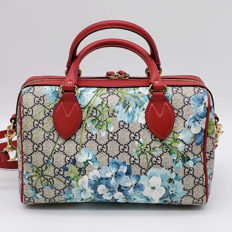 Gucci Blooms Boston Canvas Crossbody Bag