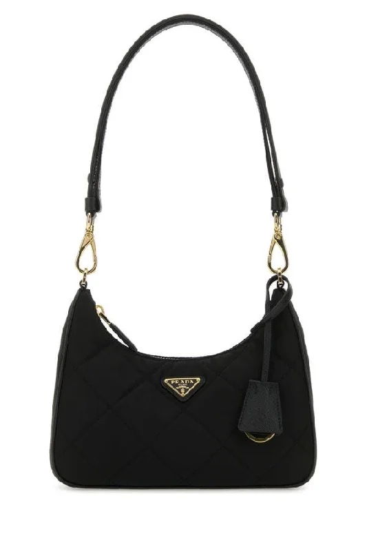 Prada Women Black Re-Nylon  Re-Edition Shoulder Bag