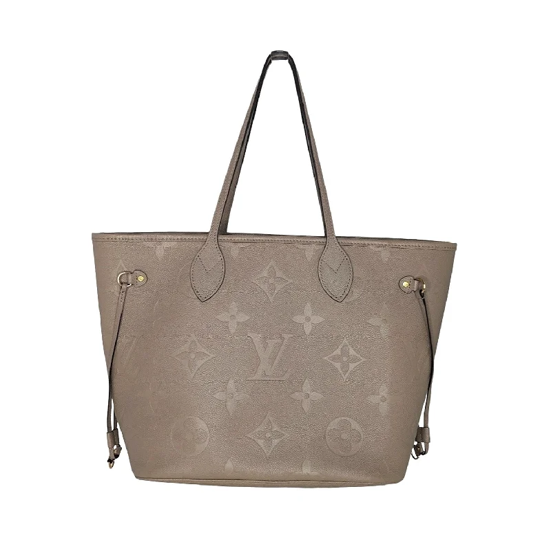 Louis Vuitton Turtledove Monogram Empreinte Neverfull MM Tote