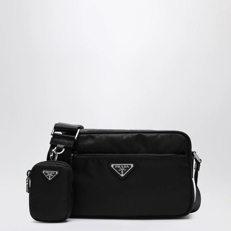 Prada Black Re-Nylon Crossbody Bag Women