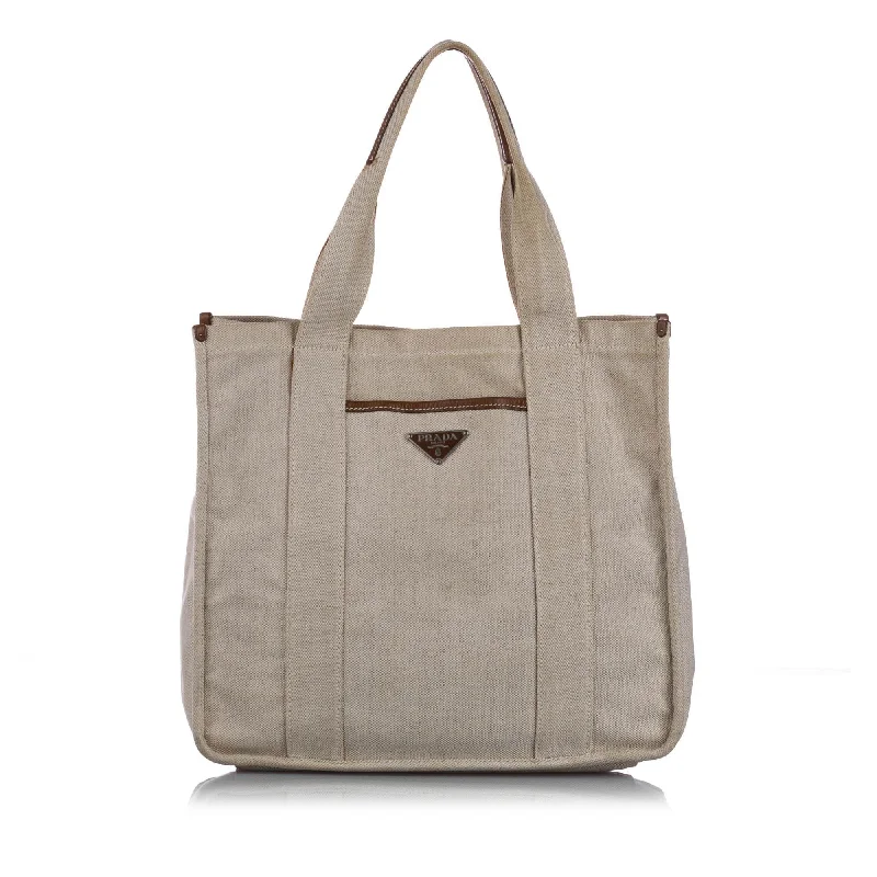 Prada Canvas Tote Bag (SHG-10743)