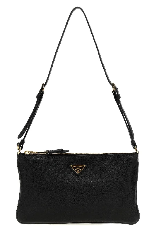 Prada Women Logo Shoulder Bag