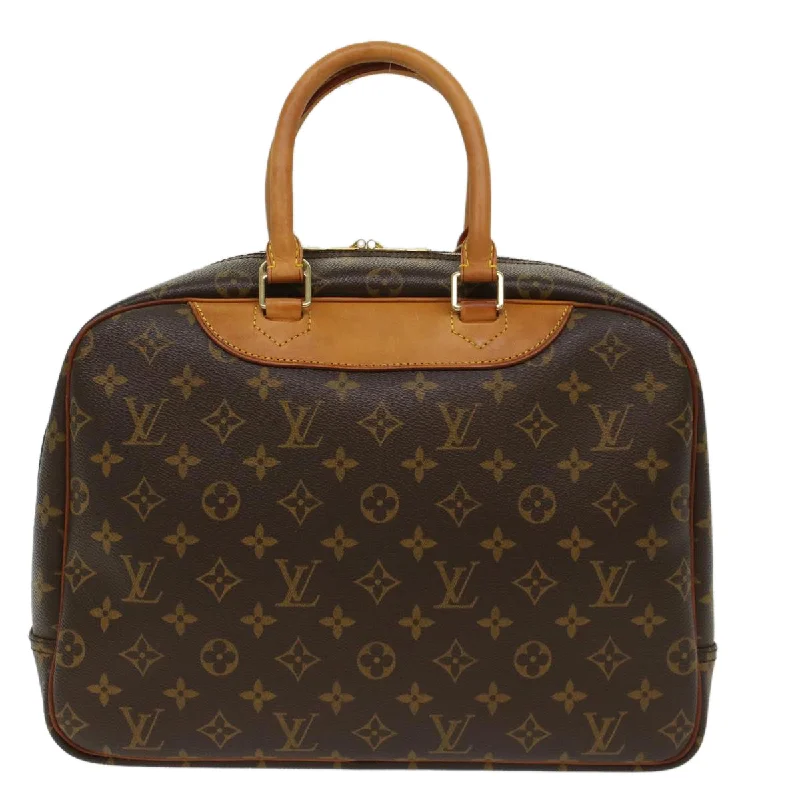 LOUIS VUITTON Monogram Deauville Hand Bag M47270 LV Auth 49223