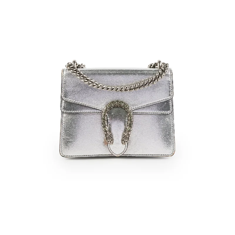 Gucci Silver Mini Dionysus