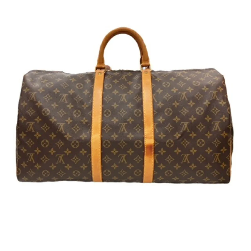 LOUIS VUITTON Monogram Keepall Bandouliere 55 Boston Bag M41414 SP1901 Men's Women's Shoulder Key Missing