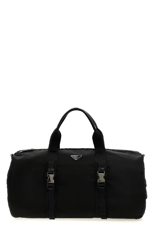 Prada Men Re-Nylon Saffiano Travel Bag