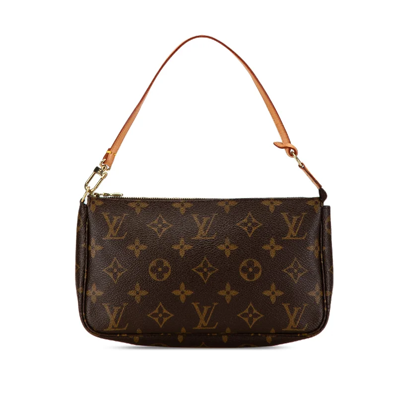 Brown Louis Vuitton Monogram Pochette Accessoires Shoulder Bag