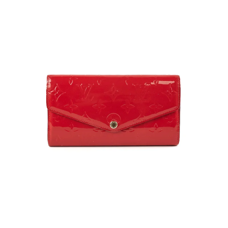 Louis Vuitton Long Wallet Patent Red