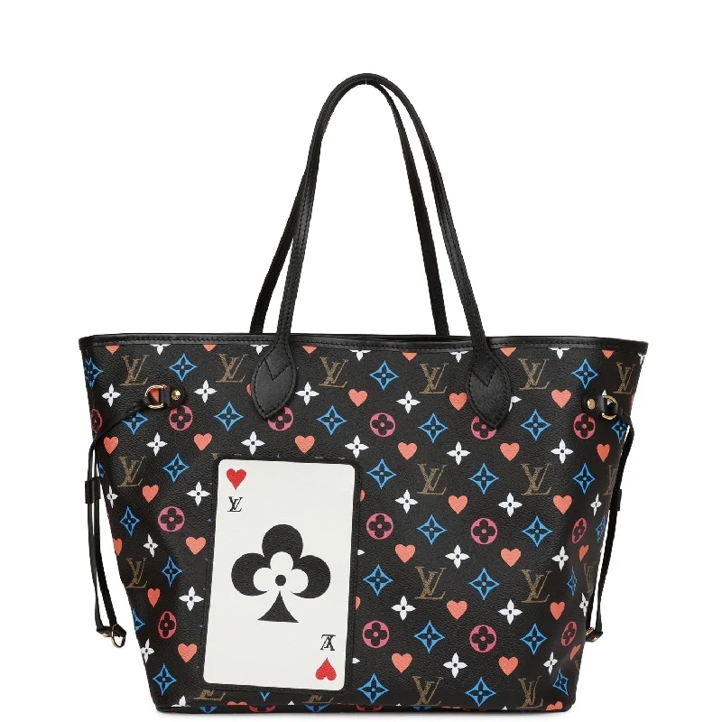 Louis Vuitton Black Game On Neverfull MM