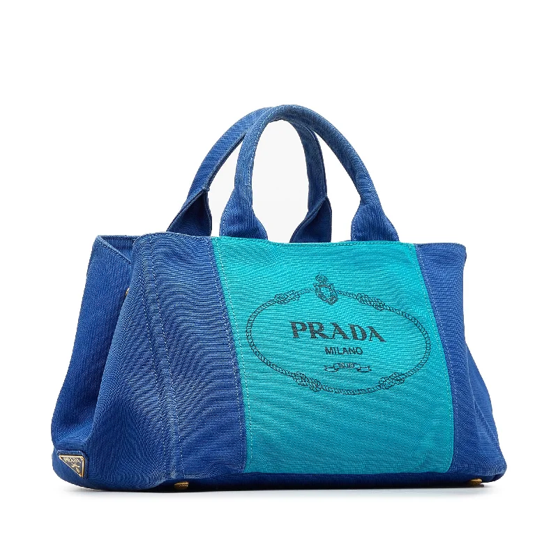 Prada Canapa Logo Satchel (SHG-4eJWG8)