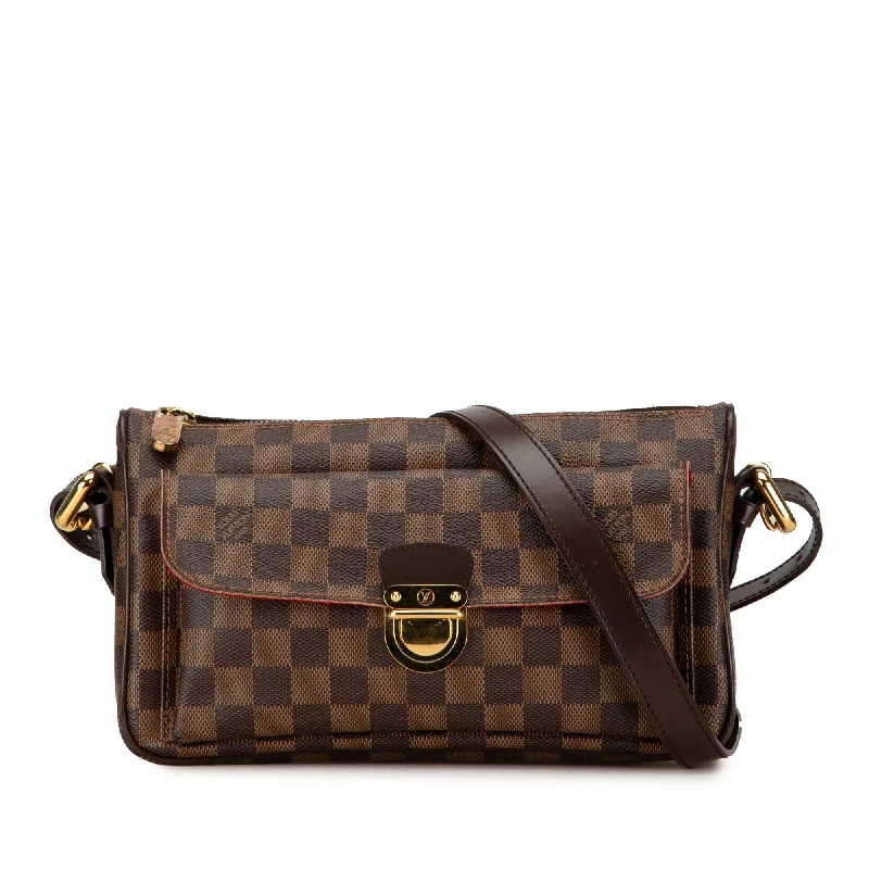 Brown Louis Vuitton Damier Ebene Ravello GM Crossbody Bag