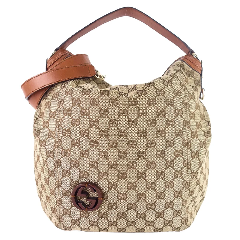 Brick Lane Medium Monogram Canvas Hobo Bag