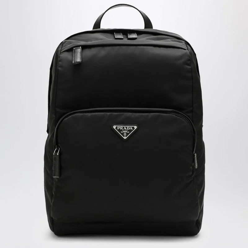 Prada Black Re-Nylon Backpack Men