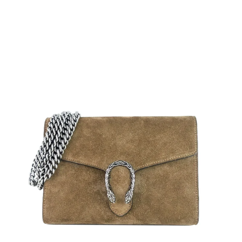 Dionysus Chain Mini Suede Bag