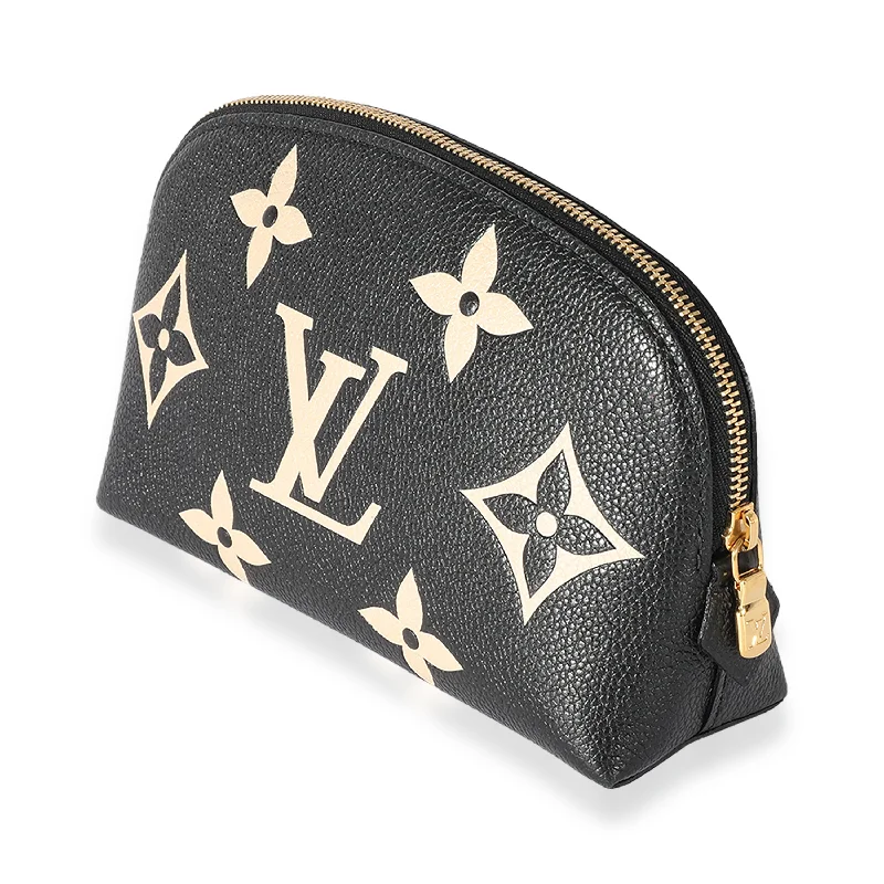 Louis Vuitton Black Giant Monogram Pochette Cosmetique