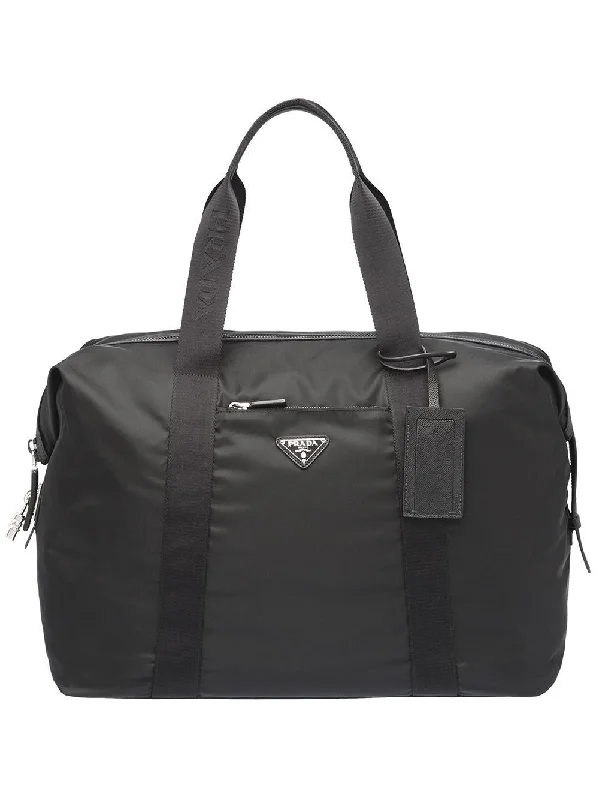 Prada Men Re-Nylon And Saffiano Leather Duffle Bag