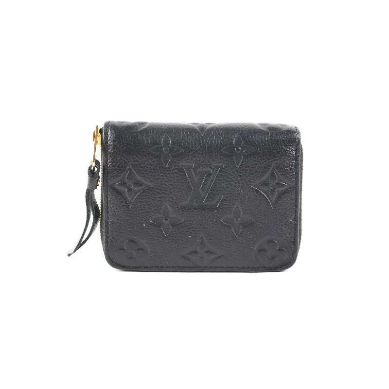 Louis Vuitton Empreinte Zippy Coin Purse in Noir