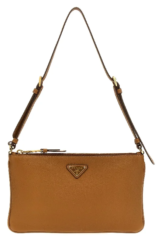 Prada Women Logo Shoulder Bag