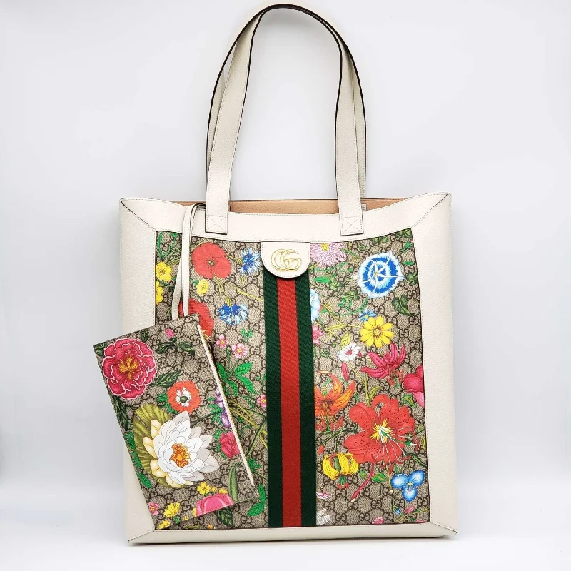 Gucci GG Ophidia Flora Large Tote Bag Brand New