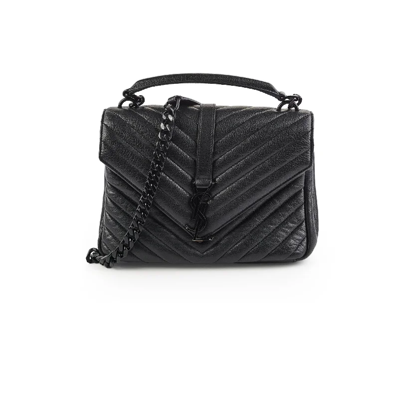 Saint Laurent So black Medium College Bag