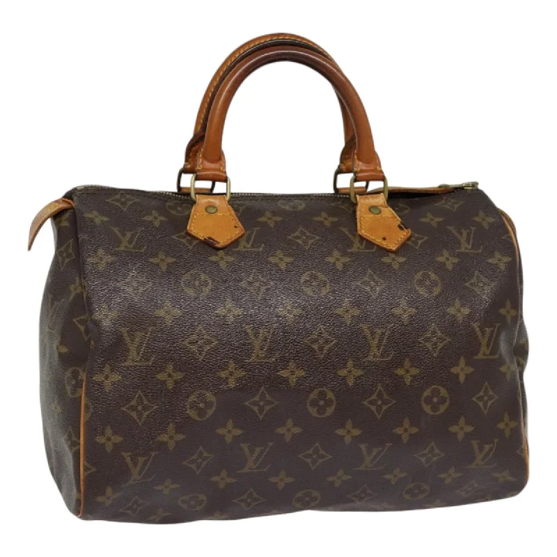 LOUIS VUITTON Monogram Speedy 30 Hand Bag M41526 LV Auth ar12514