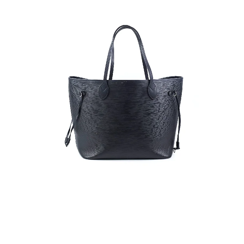 Louis Vuitton Neverfull Tote Bag MM Black Epi