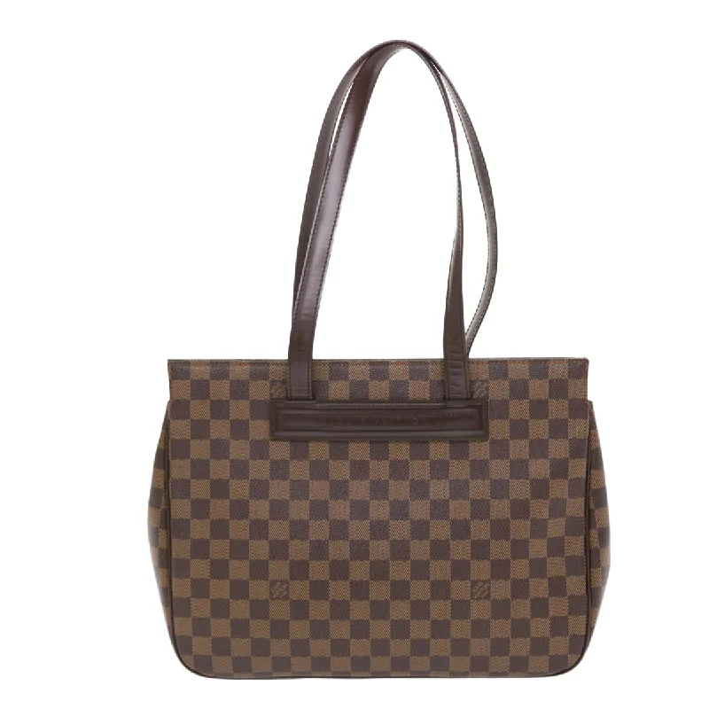 LOUIS VUITTON Damier Ebene Parioli PM Tote Bag N51123 LV Auth 49438