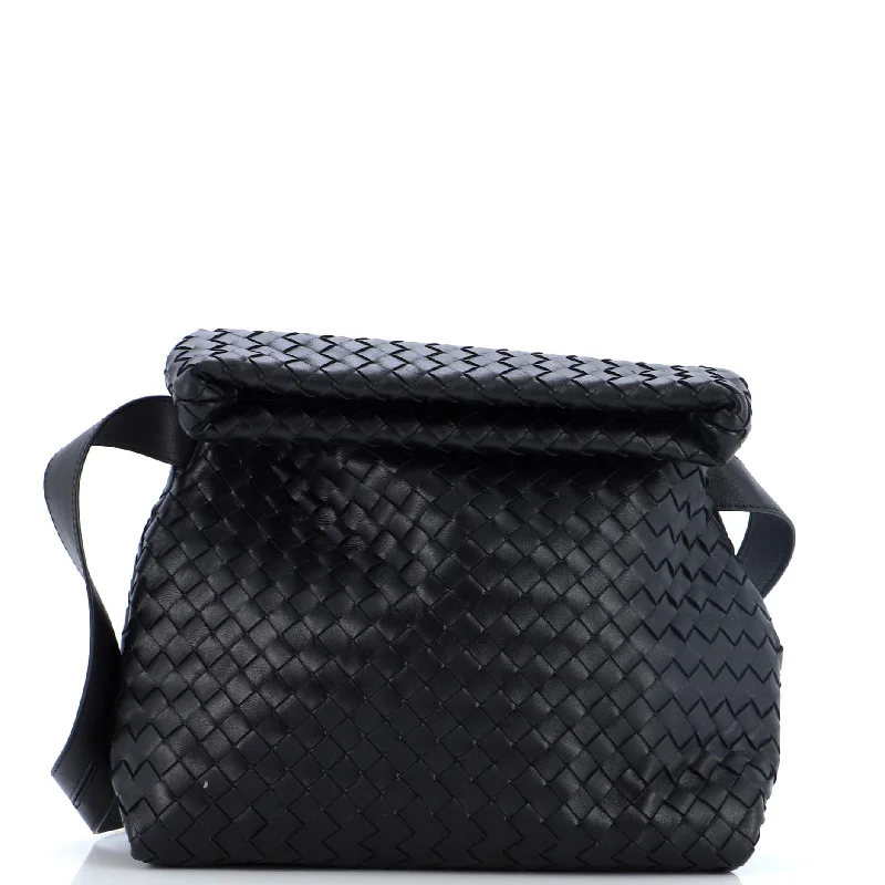 Fold Crossbody Bag Intrecciato Nappa Small