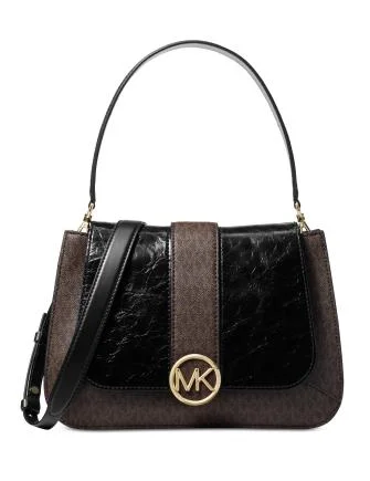 Michael Michael Kors Lillie Signature Polished Top-Handle Satchel