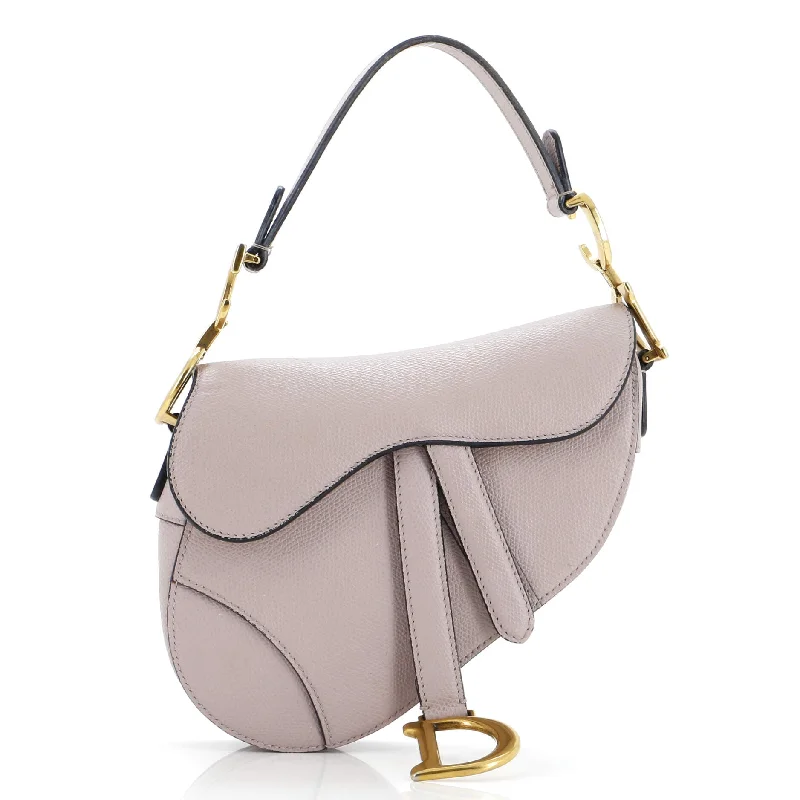 Saddle Handbag Leather Mini