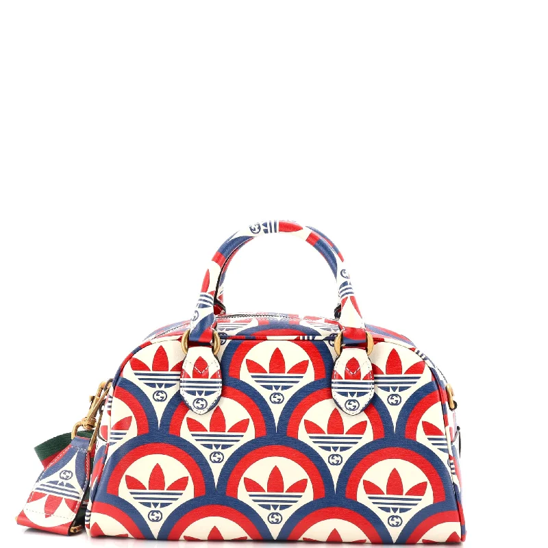 x adidas Duffle Bag Printed Leather Mini