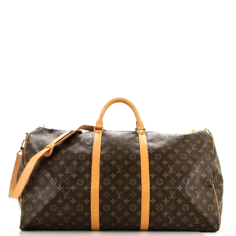 Keepall Bandouliere Bag Monogram Canvas 60