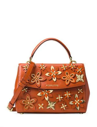 Michael Michael Kors Flowers Ava Small Top Handle Satchel