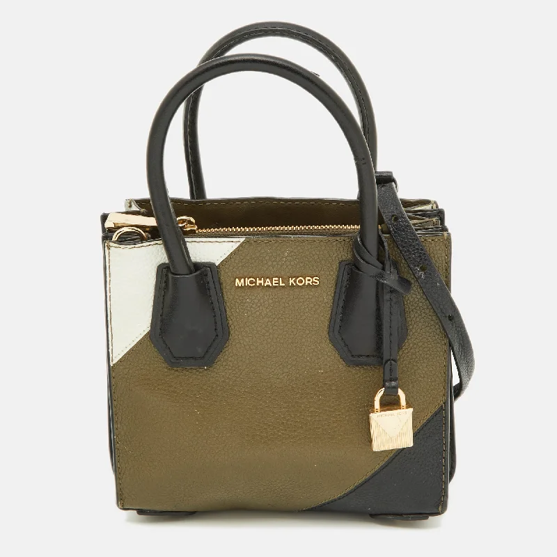 Multicolor Leather Mini Mercer Tote