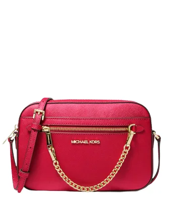 Michael Michael Kors Jet Set Large Saffiano Leather Crossbody Bag