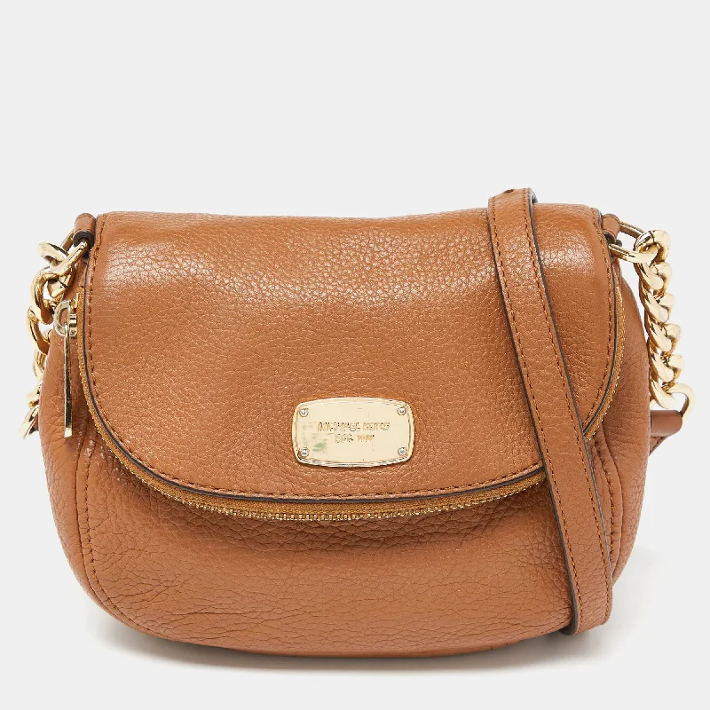 Brown  Leather Bedford Crossbody Bag