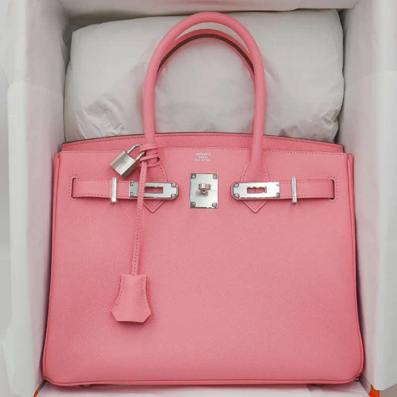 Hermès 30cm Birkin Rose Confetti Epsom Leather Palladium Hardware