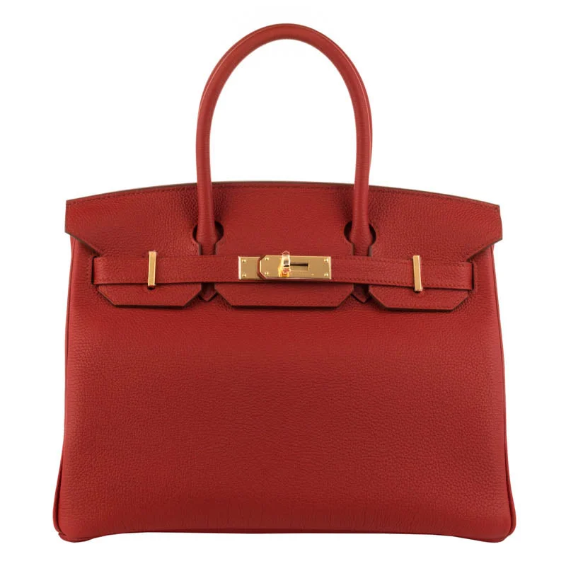 Hermès 30cm Birkin Vermillion Togo Leather Gold Hardware