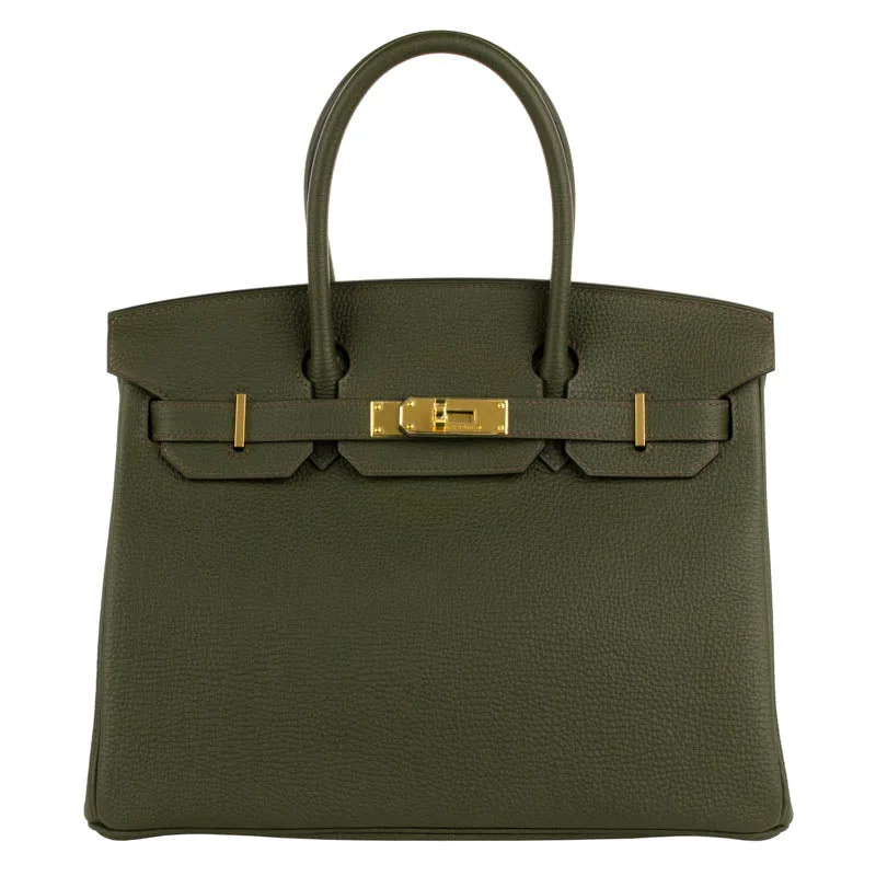 Hermès 30cm Birkin Vert Olive Togo Leather Gold Hardware